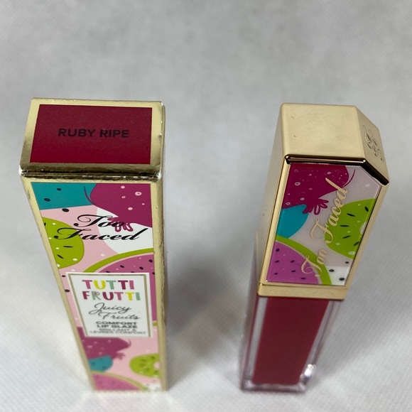 Too Faced Tutti Fruti Ruby Ripe Lip Glaze - Picture 3 of 3